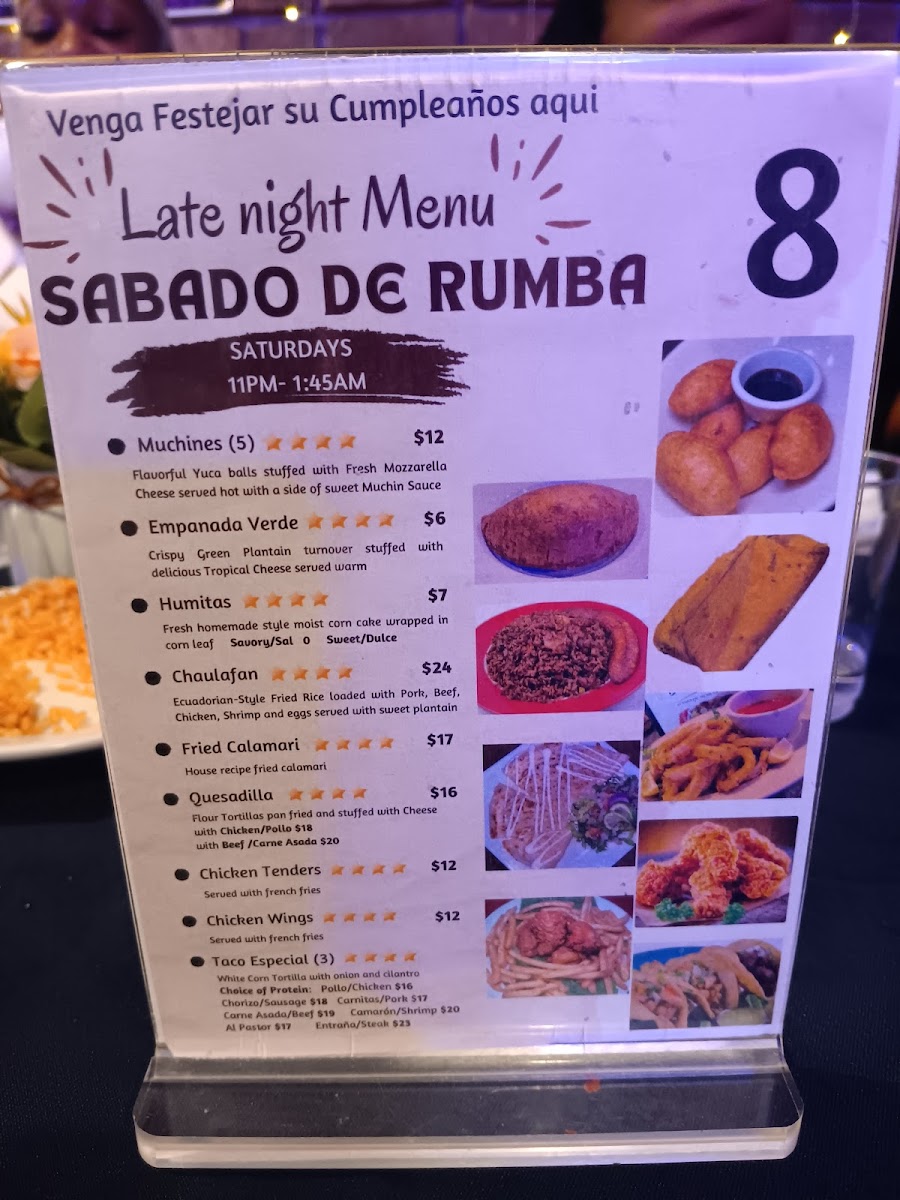 Blue Tijuana & Barzola Menu - Image 4